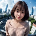 魚眼レンズ顔アップ 5/11 2枚目