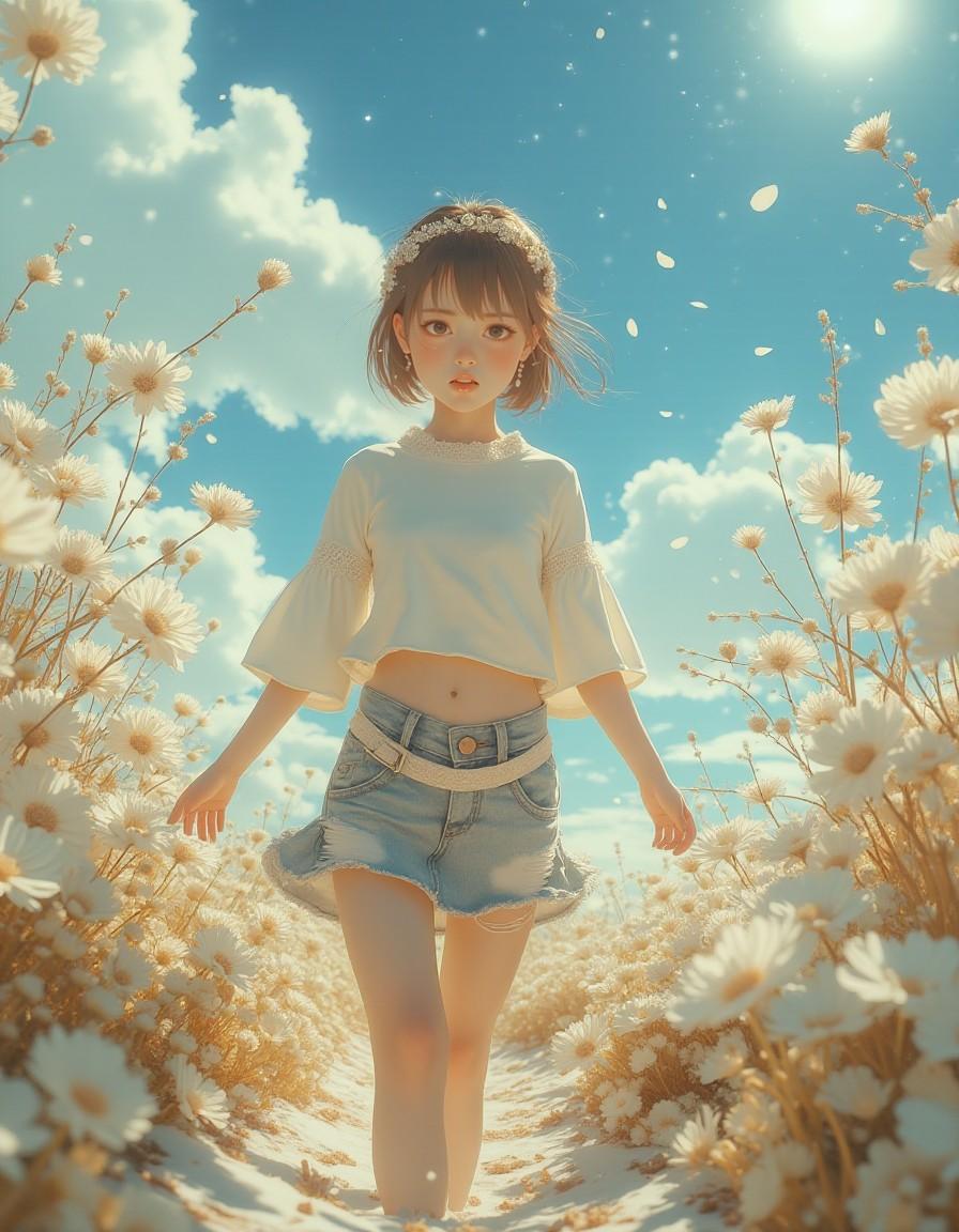 Glory of the snow Flower Girl