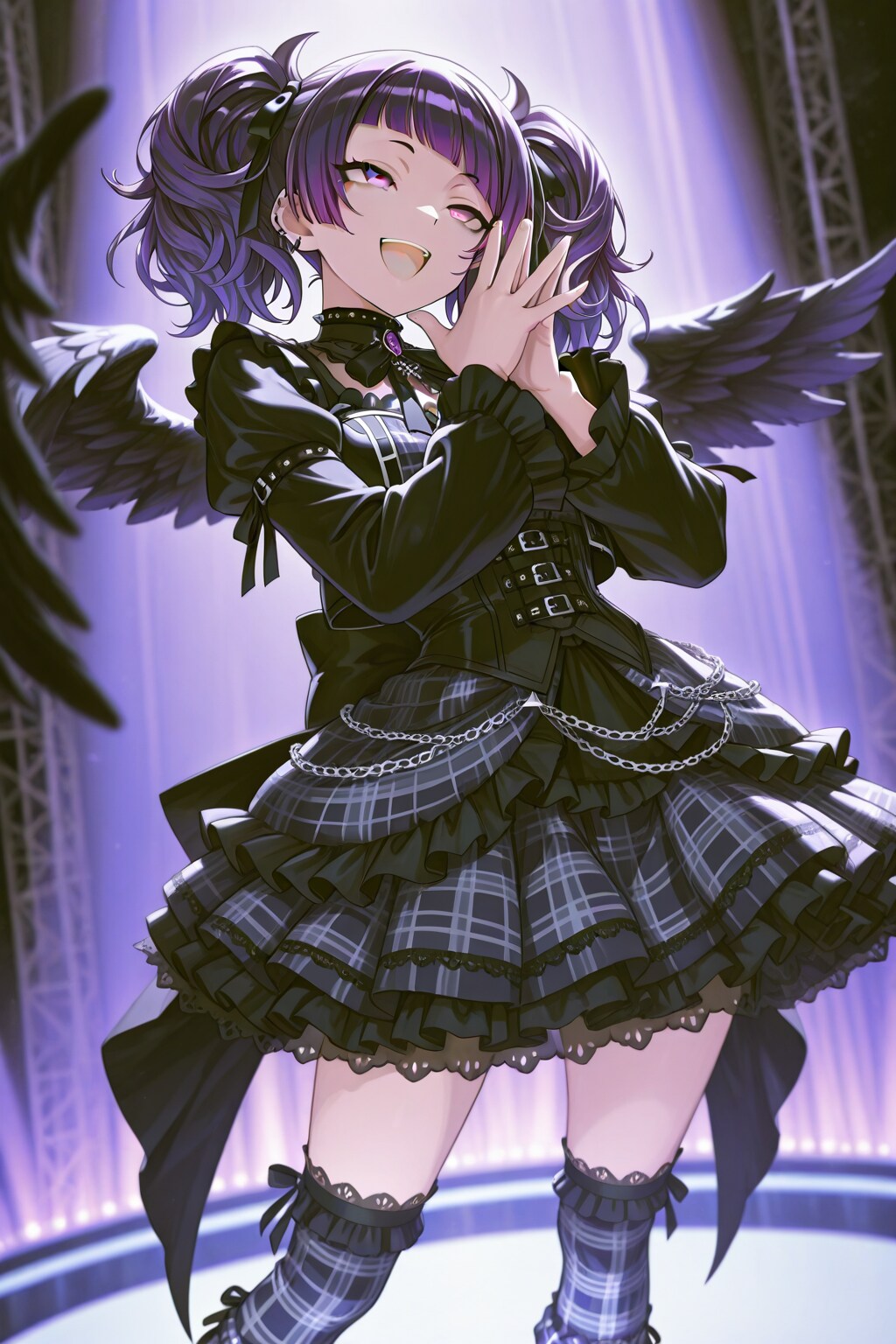 ECHIDNAで田中摩美々堕天👿❤️ | の人気AIイラスト・グラビア
