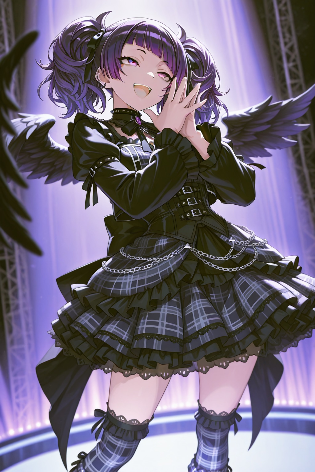 ECHIDNAで田中摩美々堕天👿❤️