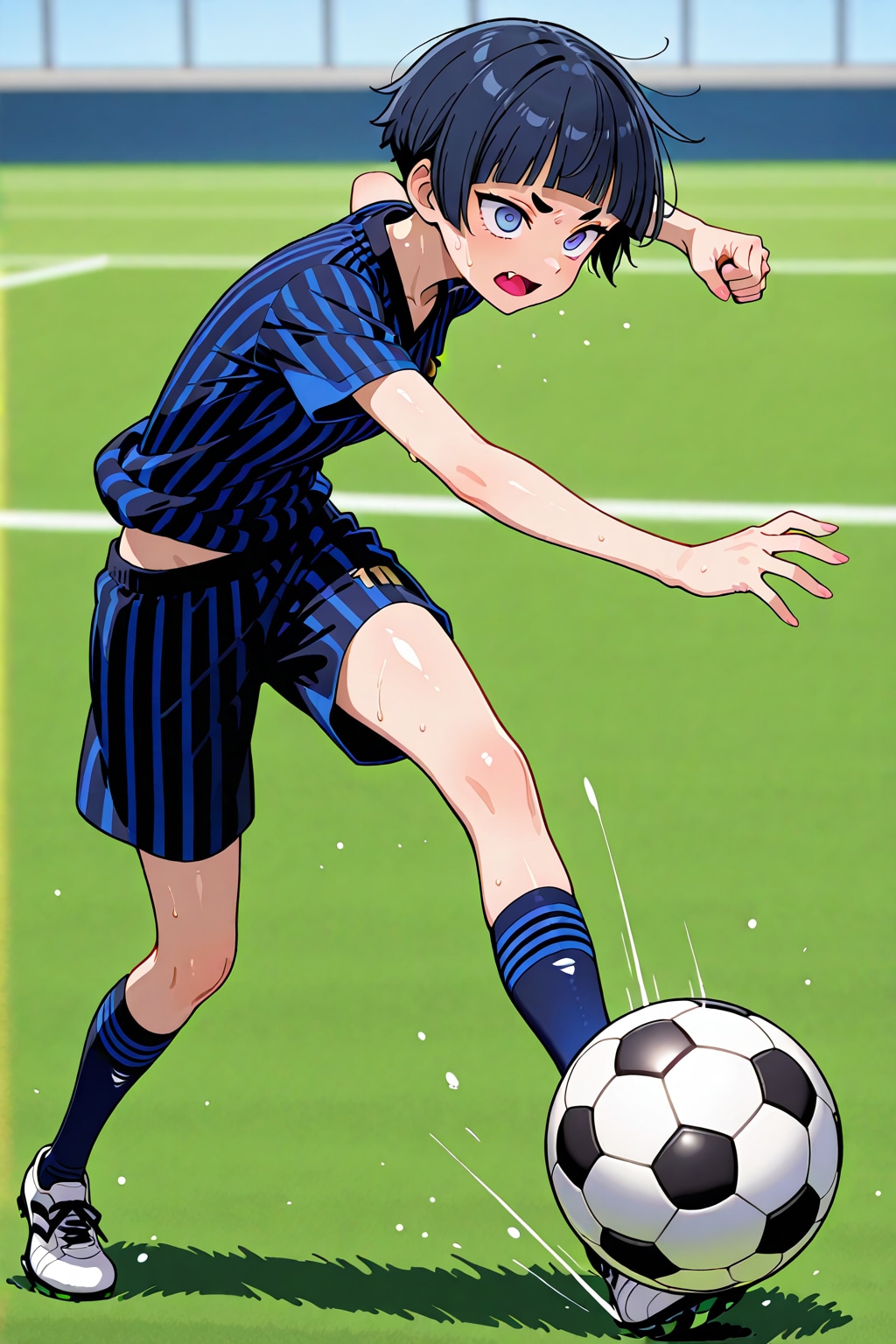 女子サッカー部のエースストライカー 小夜さん