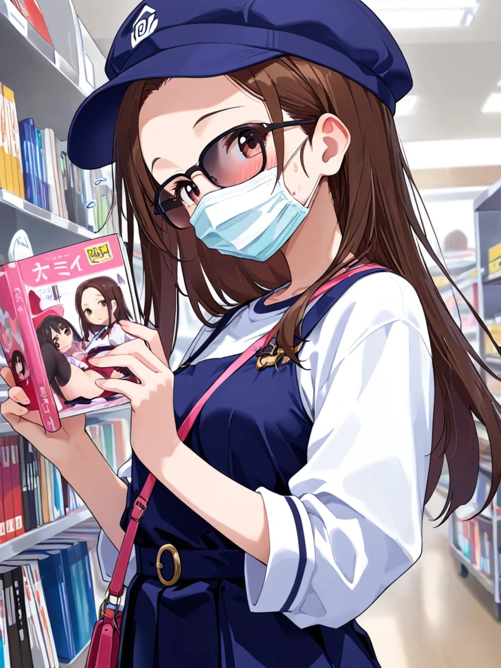 成人コーナーに潜入