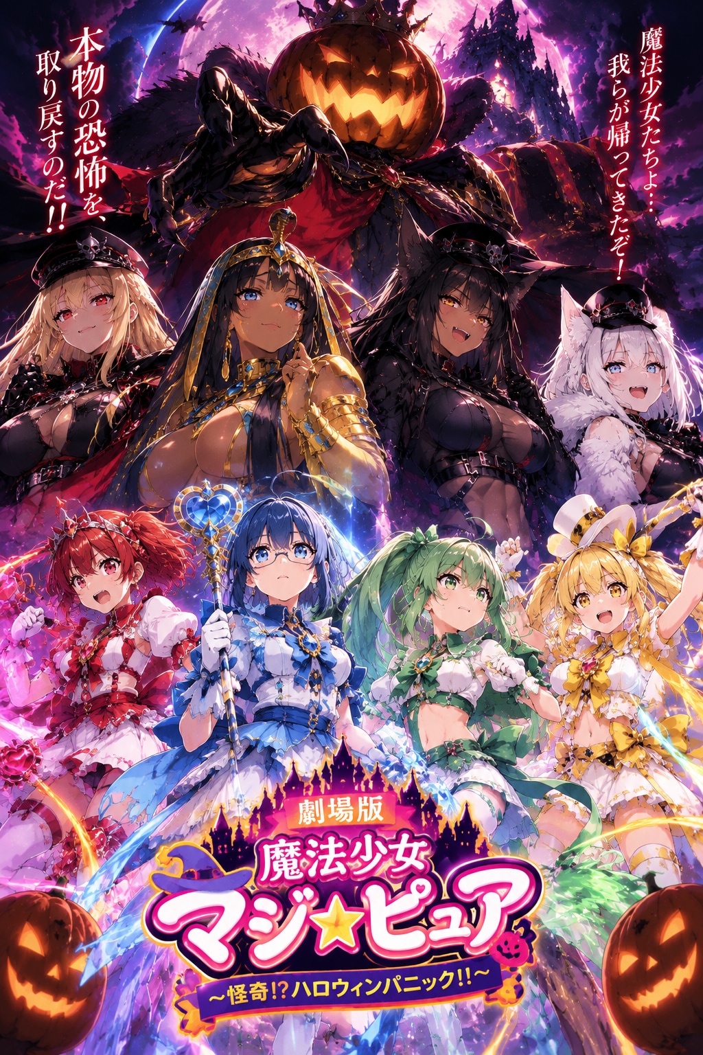 劇場版魔法少女マジ⭐︎ピュアポスター