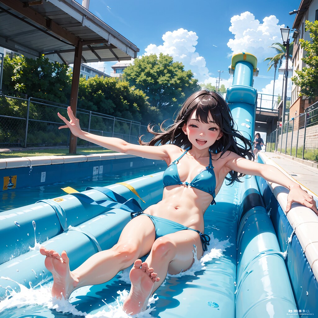 笑顔はじける女の子