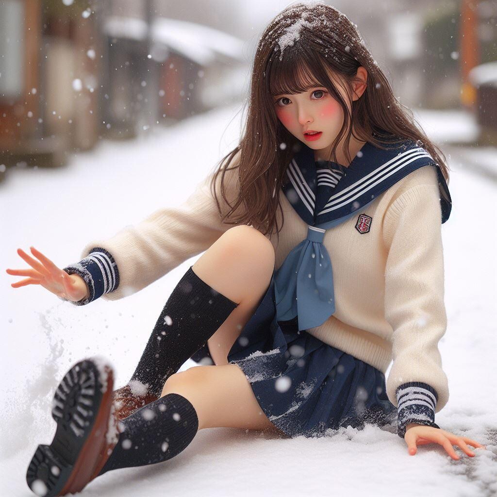 こけちゃった…