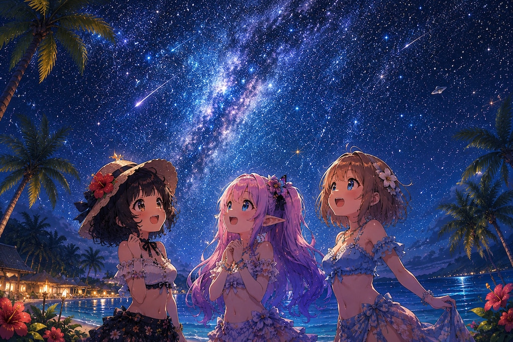 圧巻の星空