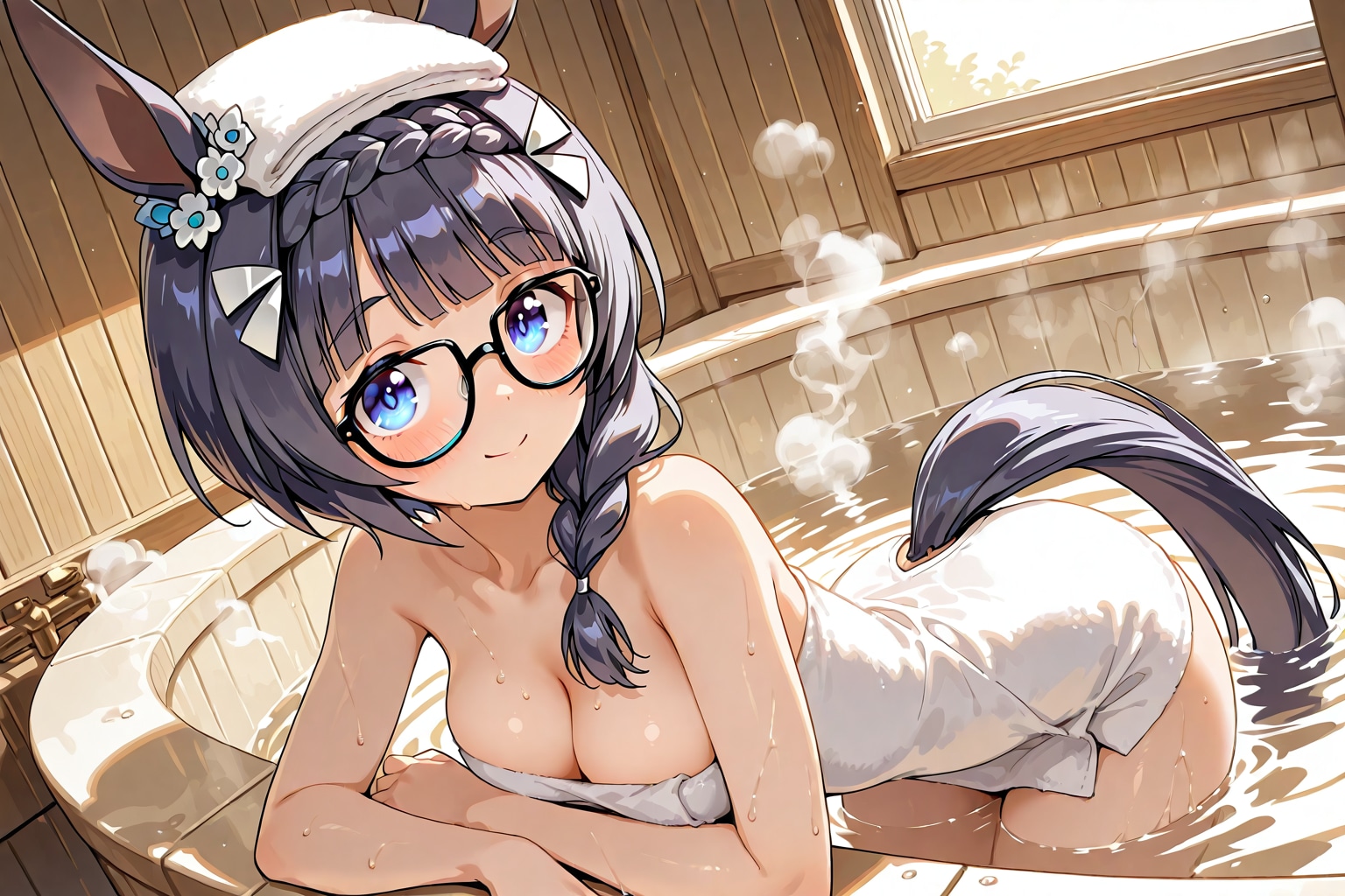 ウマ娘が入りに来る銭湯