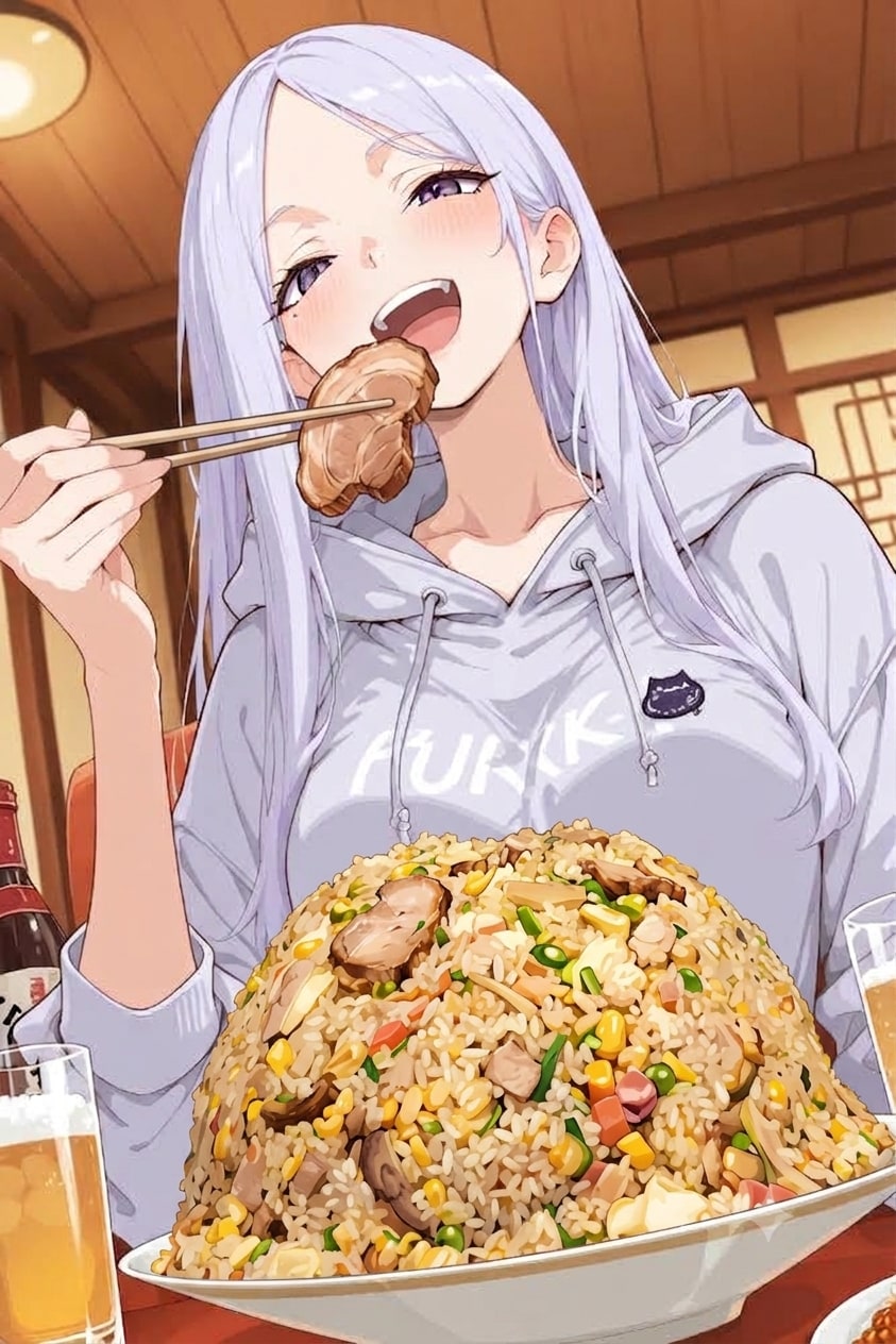 メガ盛りチャーハン | の人気AIイラスト・グラビア