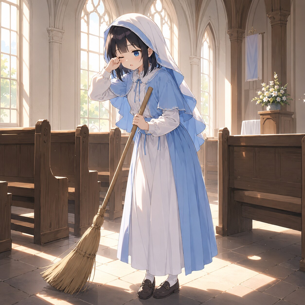 月の巫女見習い | の人気AIイラスト・グラビア