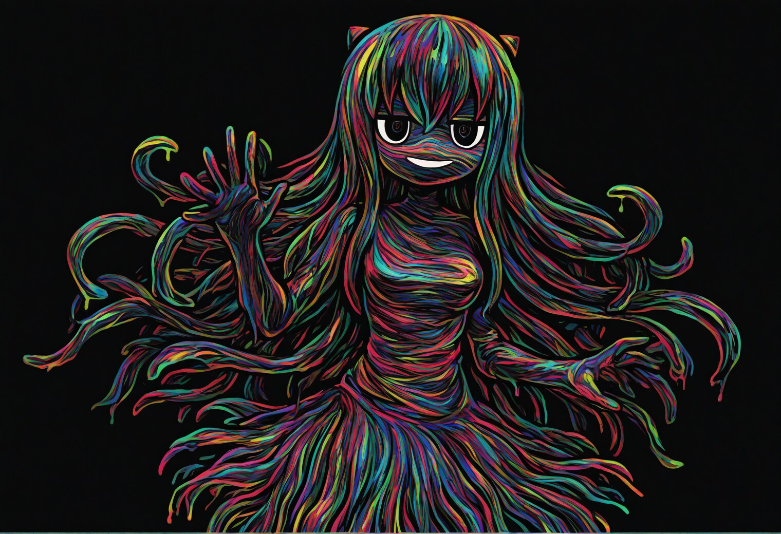 サイコでレインボーな女の子