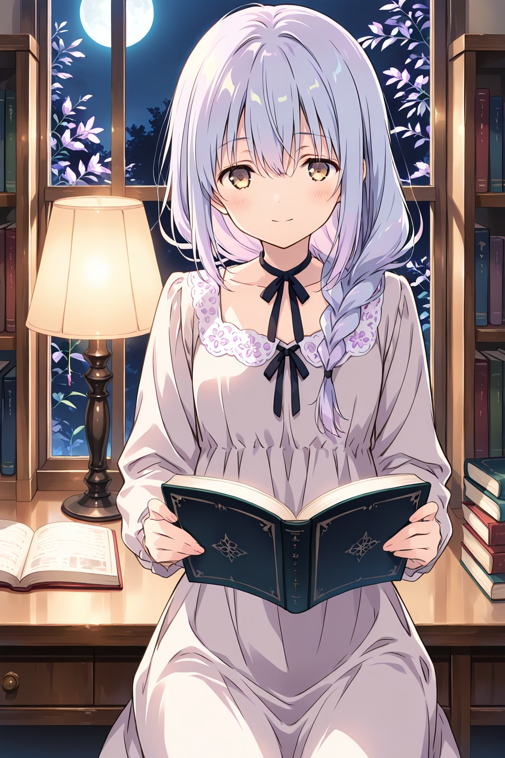 しおりがずれたまま、夜だけが進む | の人気AIイラスト・グラビア