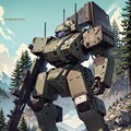 山岳地帯の軍用ロボット 11枚目