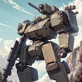 山岳地帯の軍用ロボット 10枚目