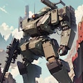 山岳地帯の軍用ロボット 3枚目