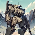 山岳地帯の軍用ロボット 2枚目