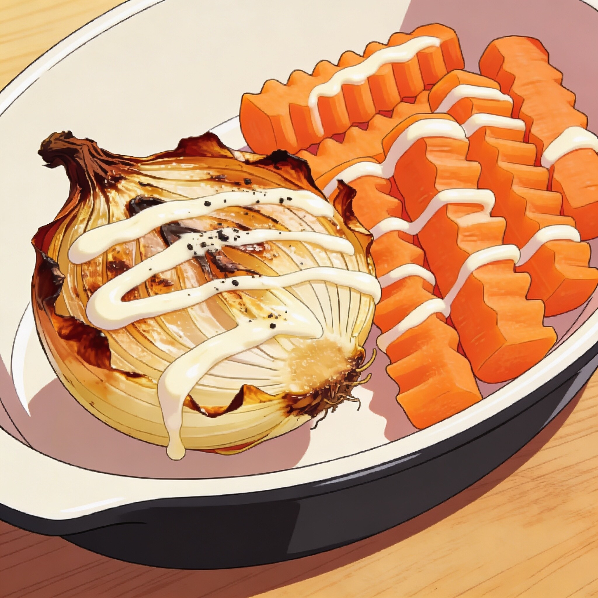 玉ねぎとニンジン | の人気AIイラスト・グラビア