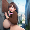 野外でお尻を晒させる 4枚目