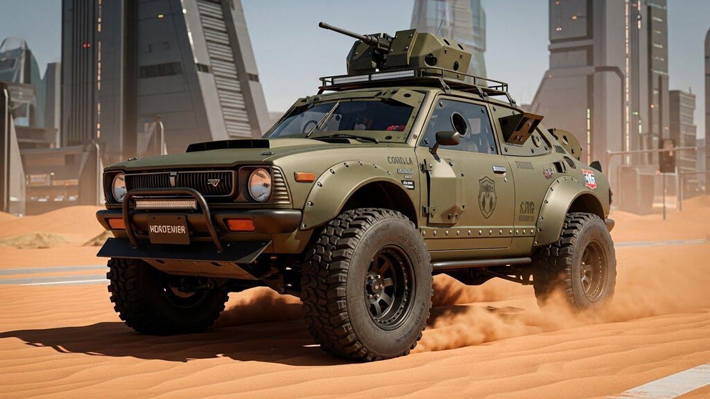 カローラレビン軍用車