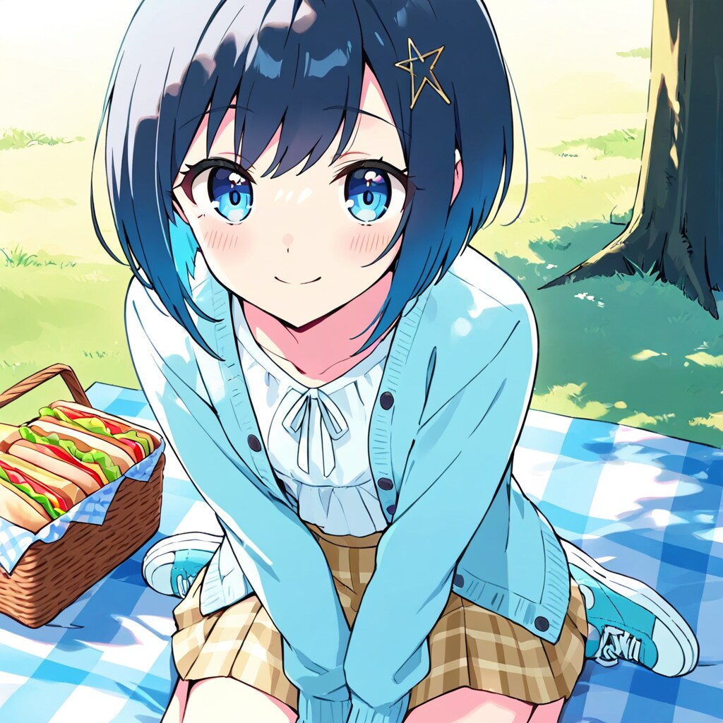 春風の芝生ランチ