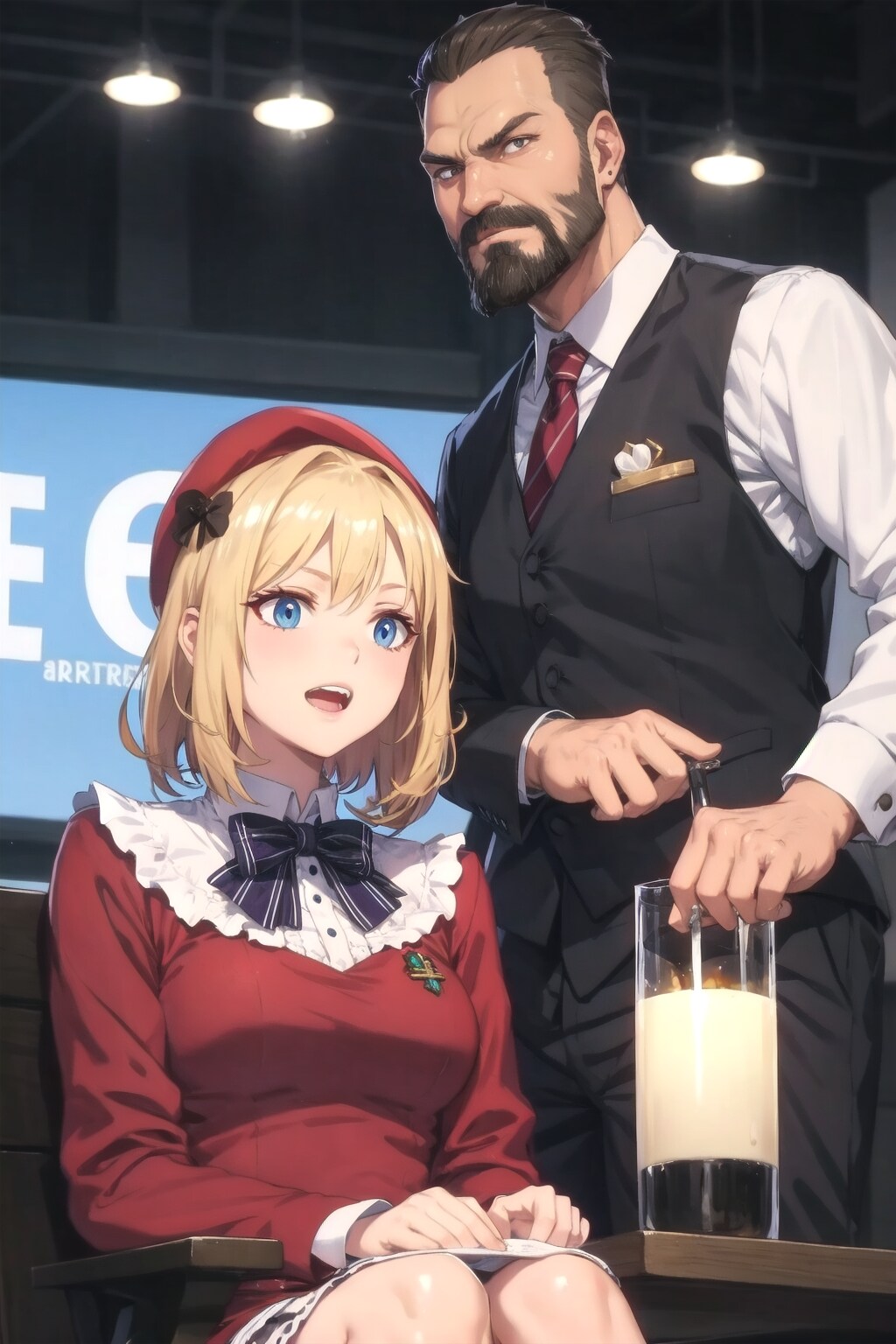 お嬢様、ミルクです