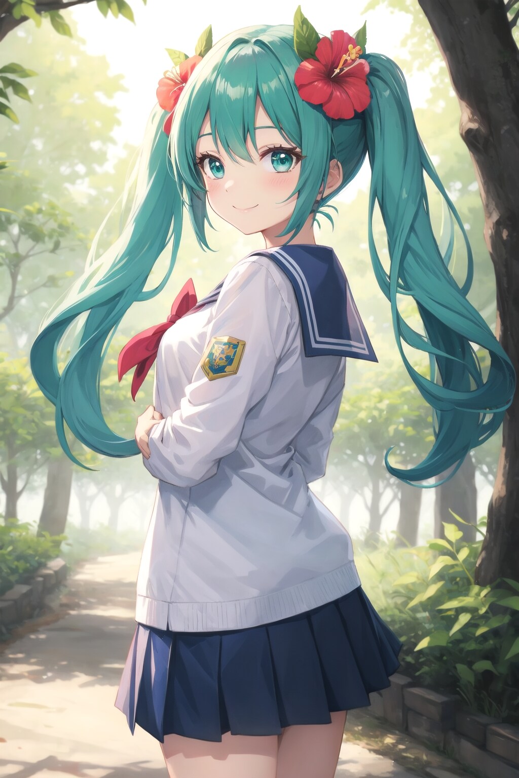 バックショット🌷可愛いポーズ　V4B