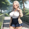 巨乳ｽﾄﾚｰﾄﾍｱギャルJK 2枚目