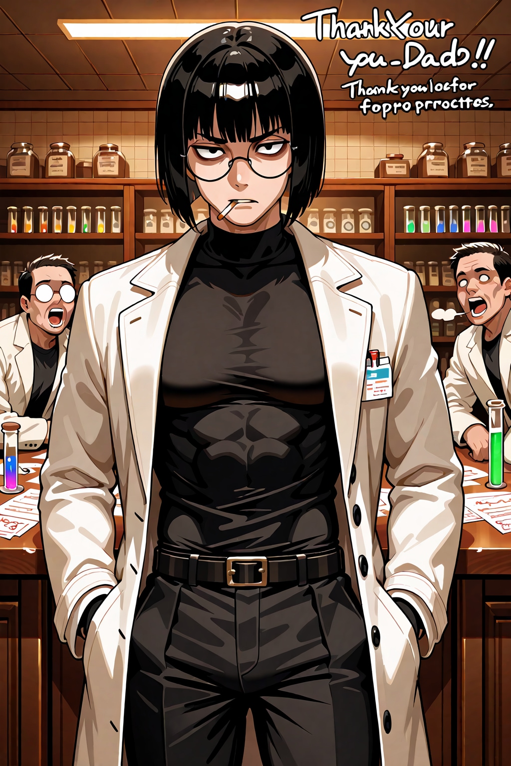 薬局勤めのお父さん