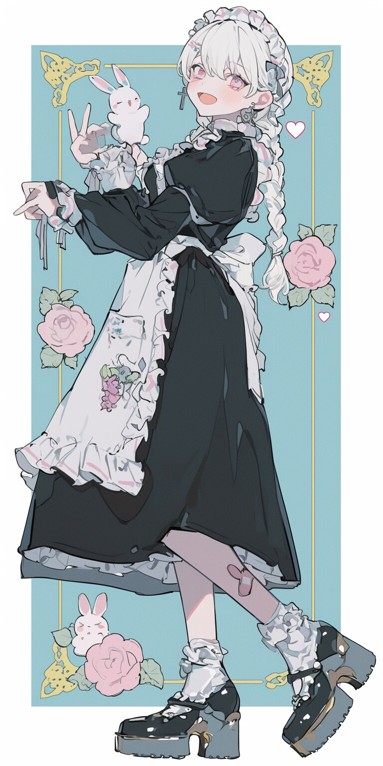 ロングスカートはメイドさんに限りますわぁ | の人気AIイラスト・グラビア