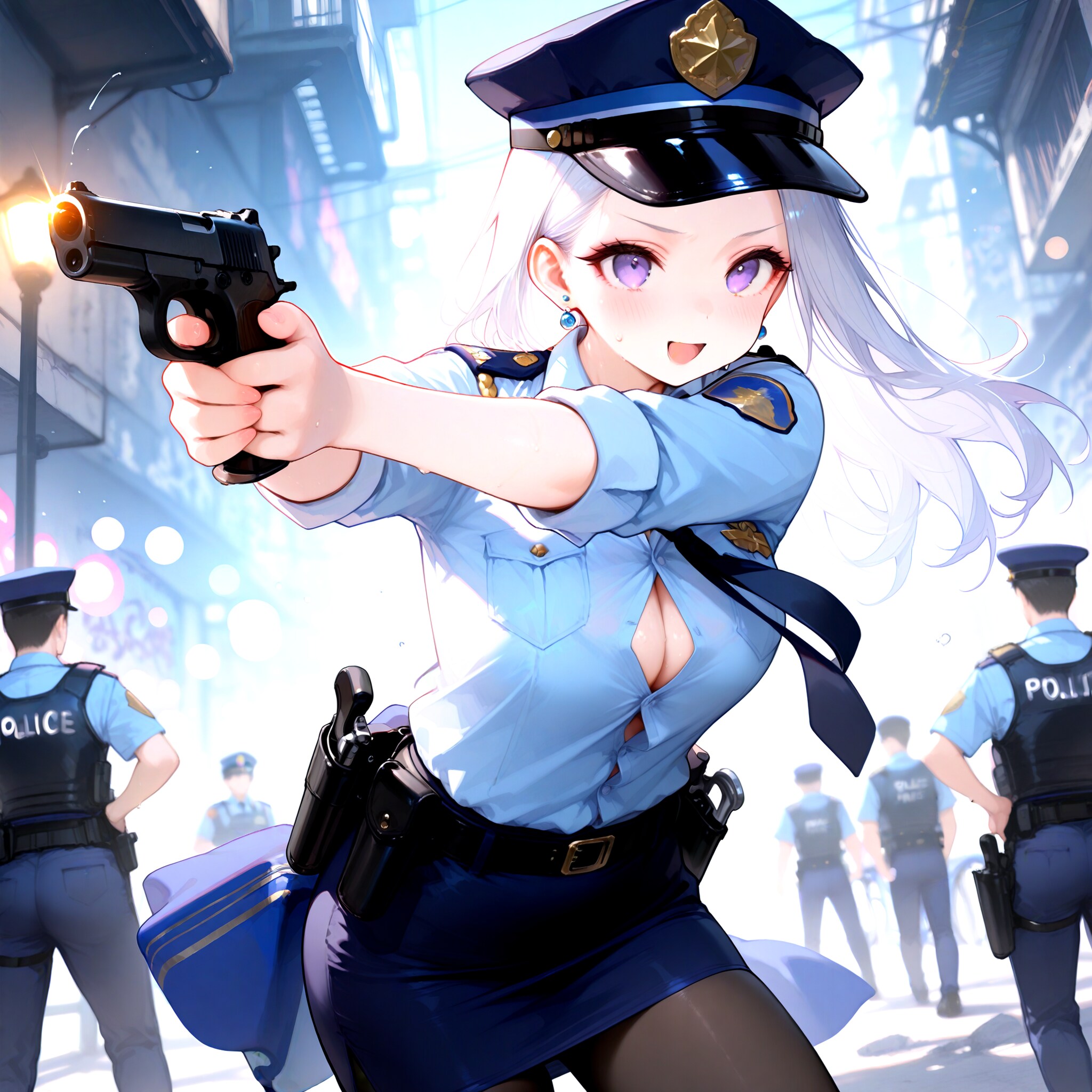 発砲 | の人気AIイラスト・グラビア