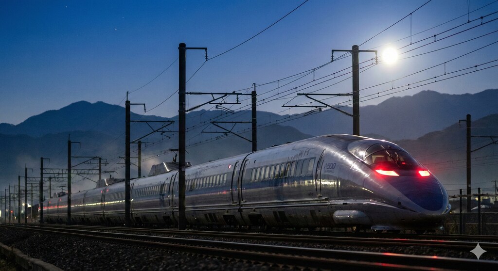 帰路を急ぐ平成の超特急