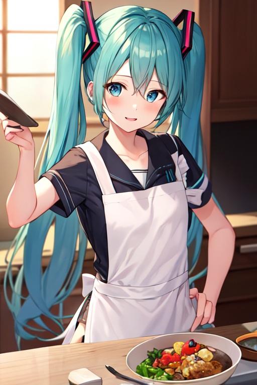 料理中