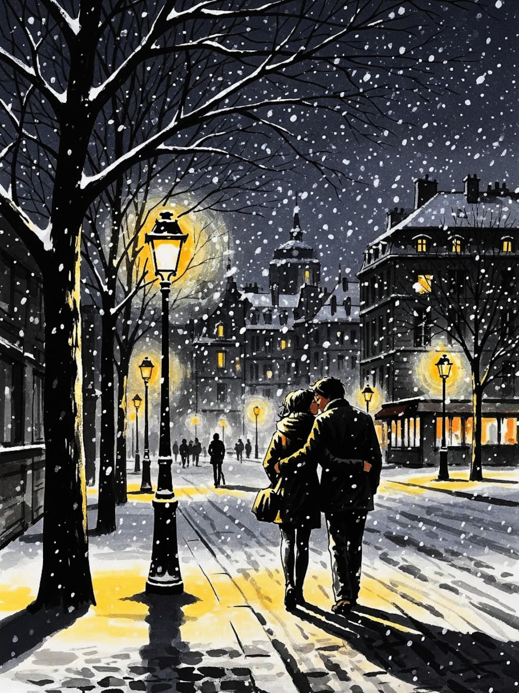 カルチェラタンの雪