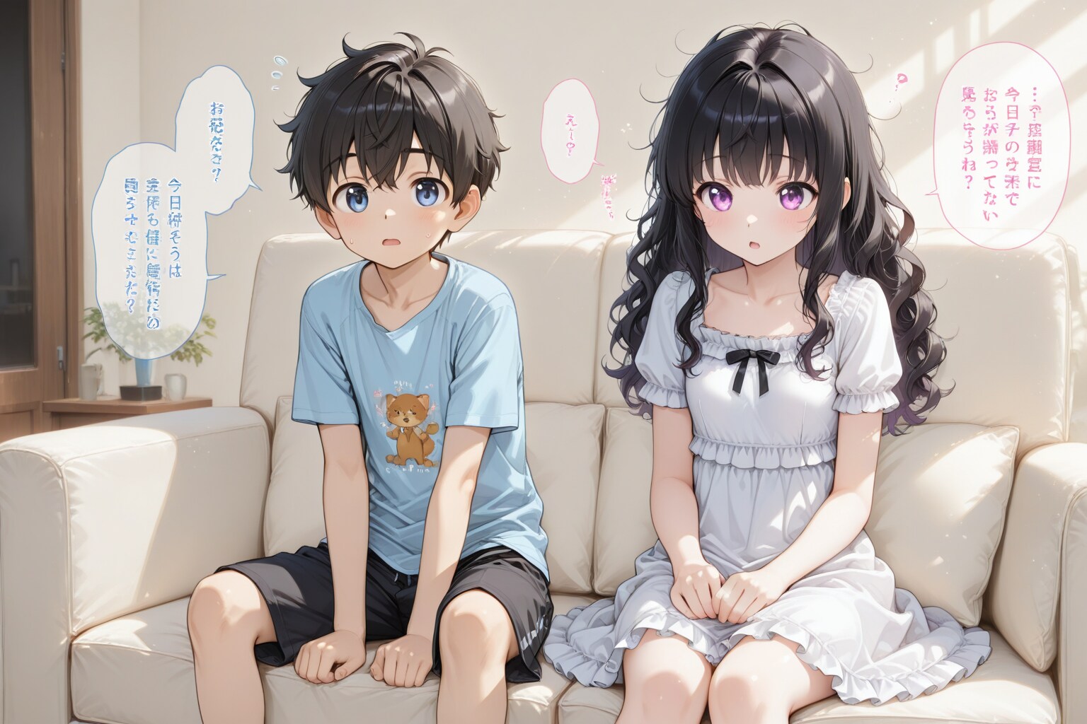 女子トークで盛り上がる二人