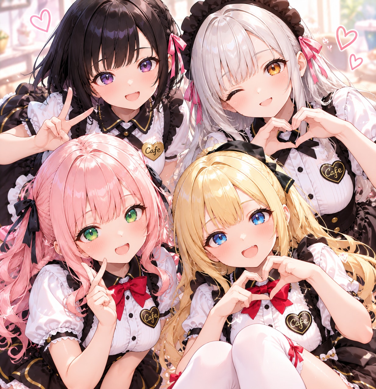 メイドカフェ | の人気AIイラスト・グラビア