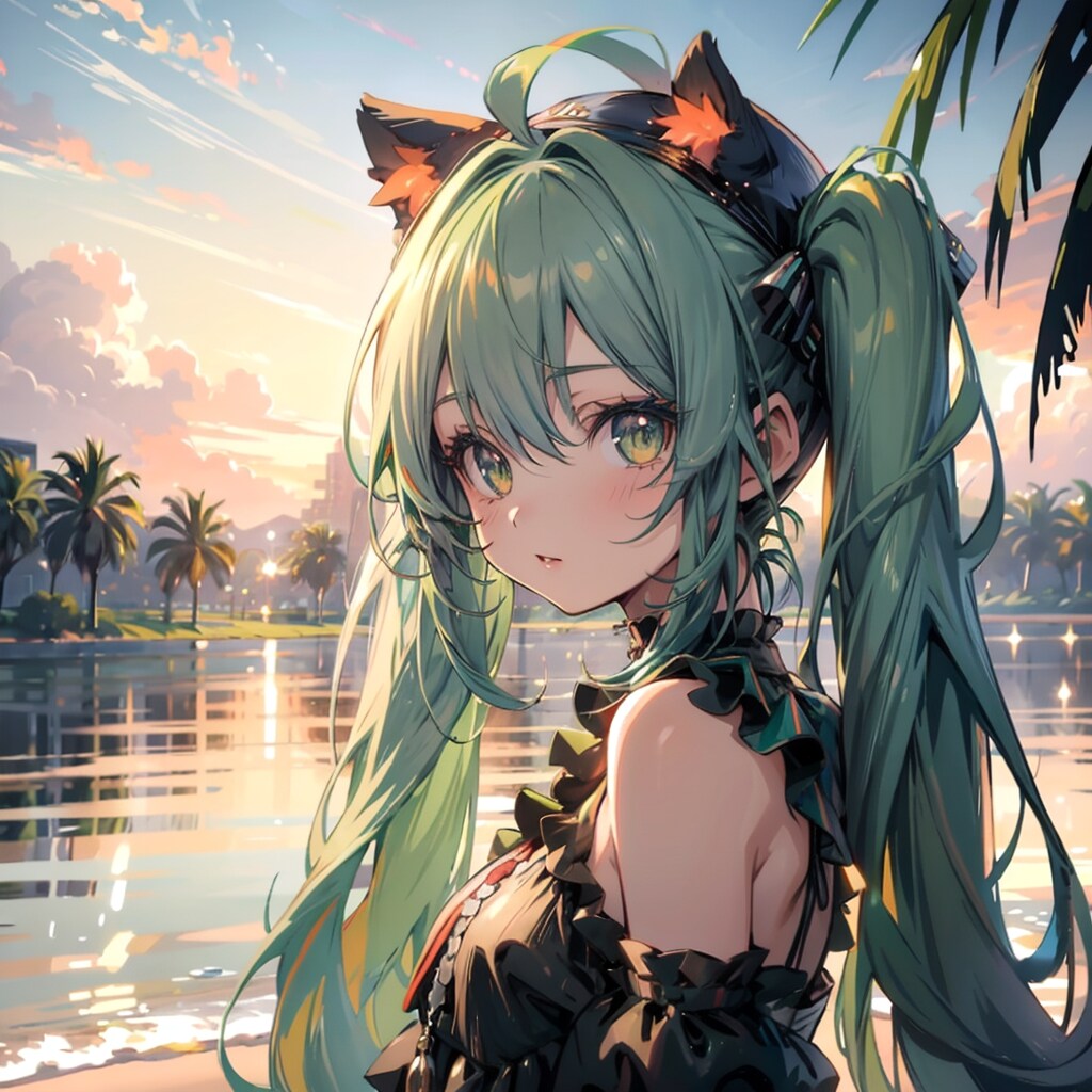 黒猫ミクさん
