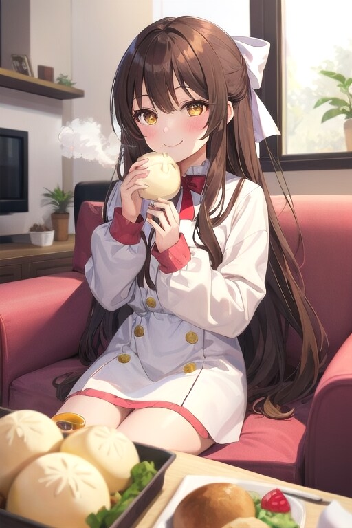 ピザまんもぐもぐ(⊃´⤙`⊂)ŧ‹"ŧ‹"🍕💛