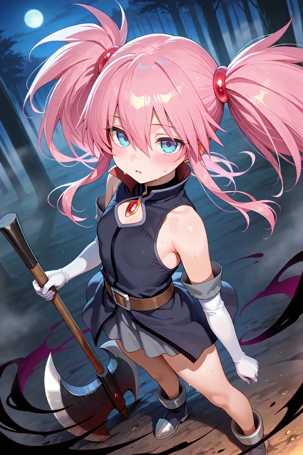 プレセアと斧