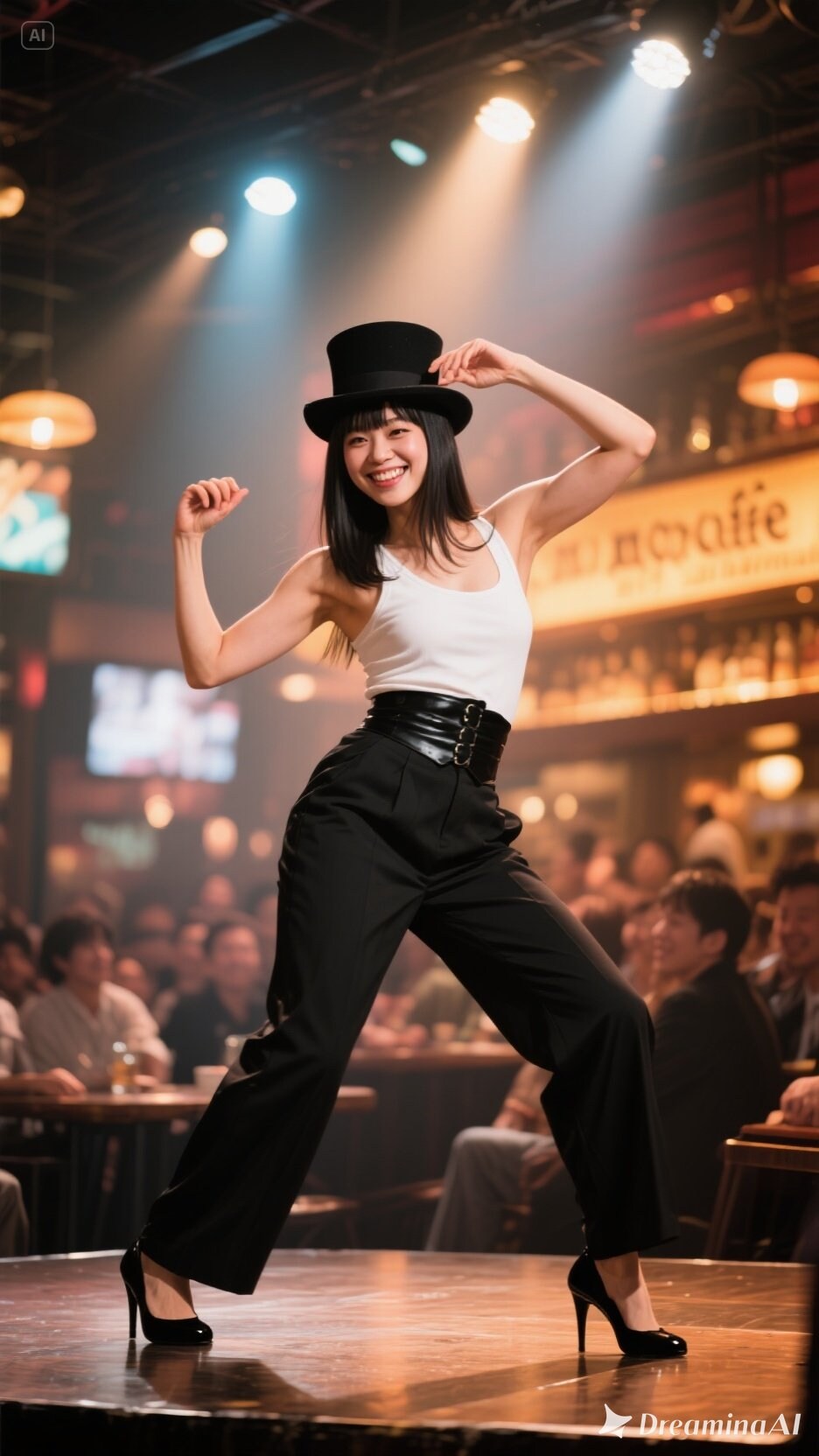 かっこかわいいダンサー白鳥英美梨の元町カフェ Guillaume バータイム公演