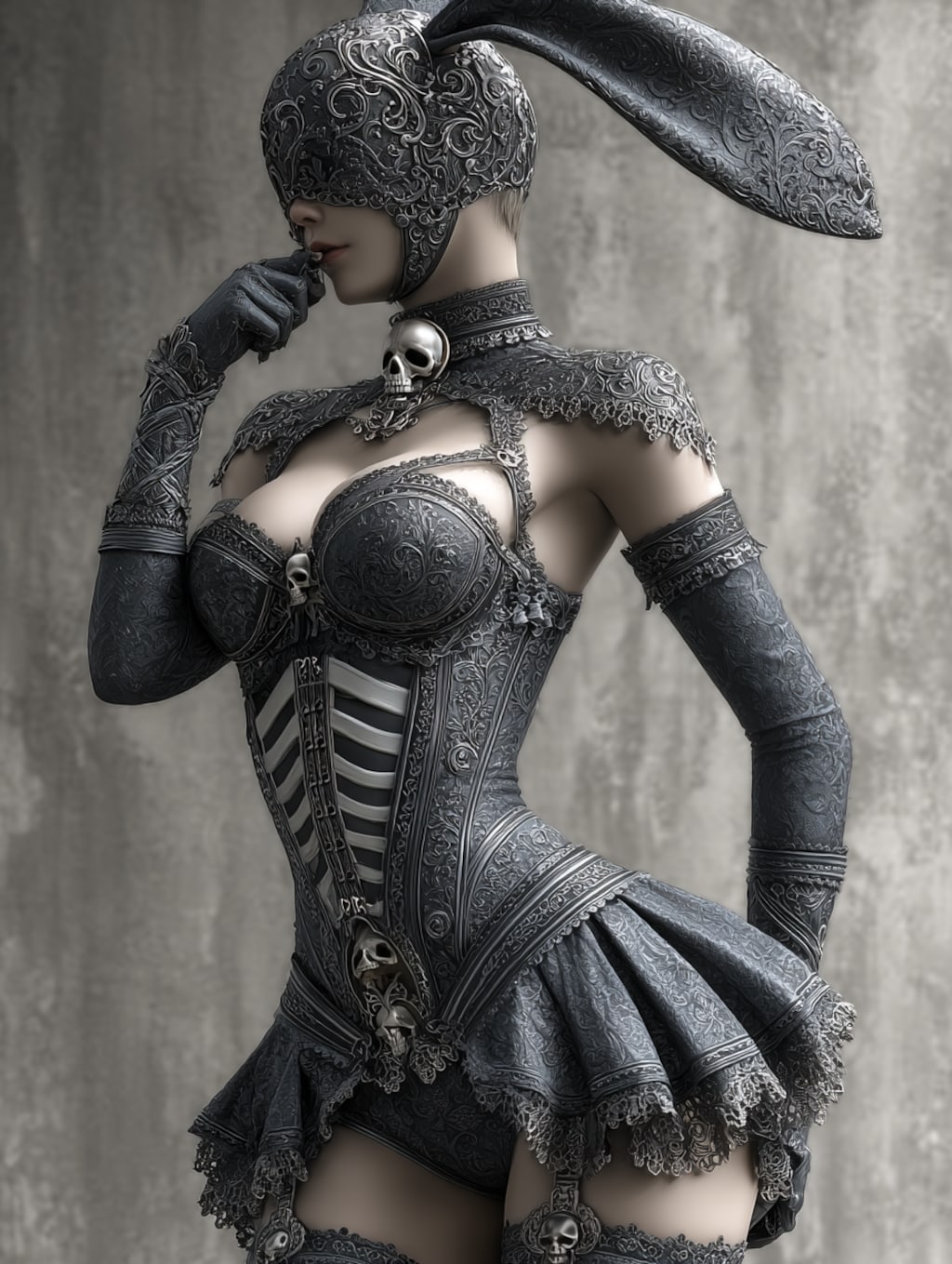 ゴスロリィなデスバニー