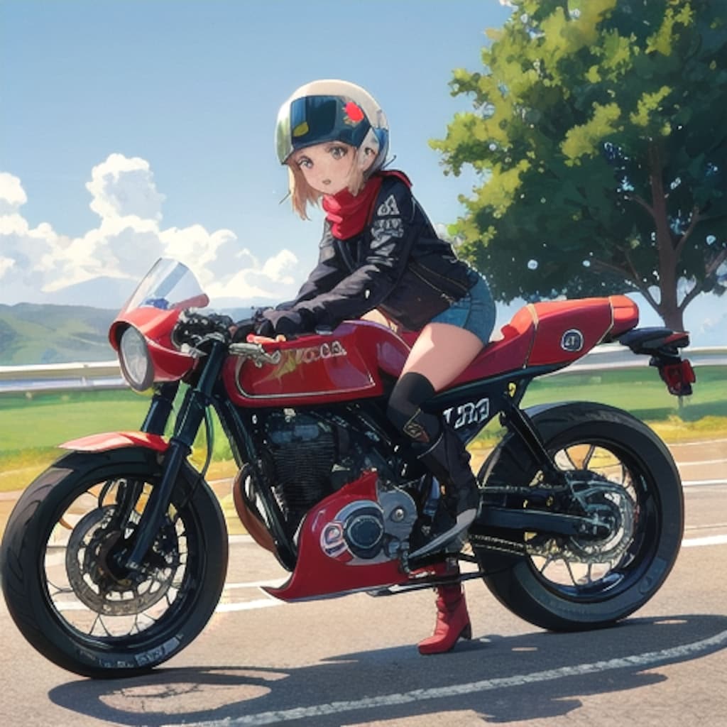 バイク好き彼女
