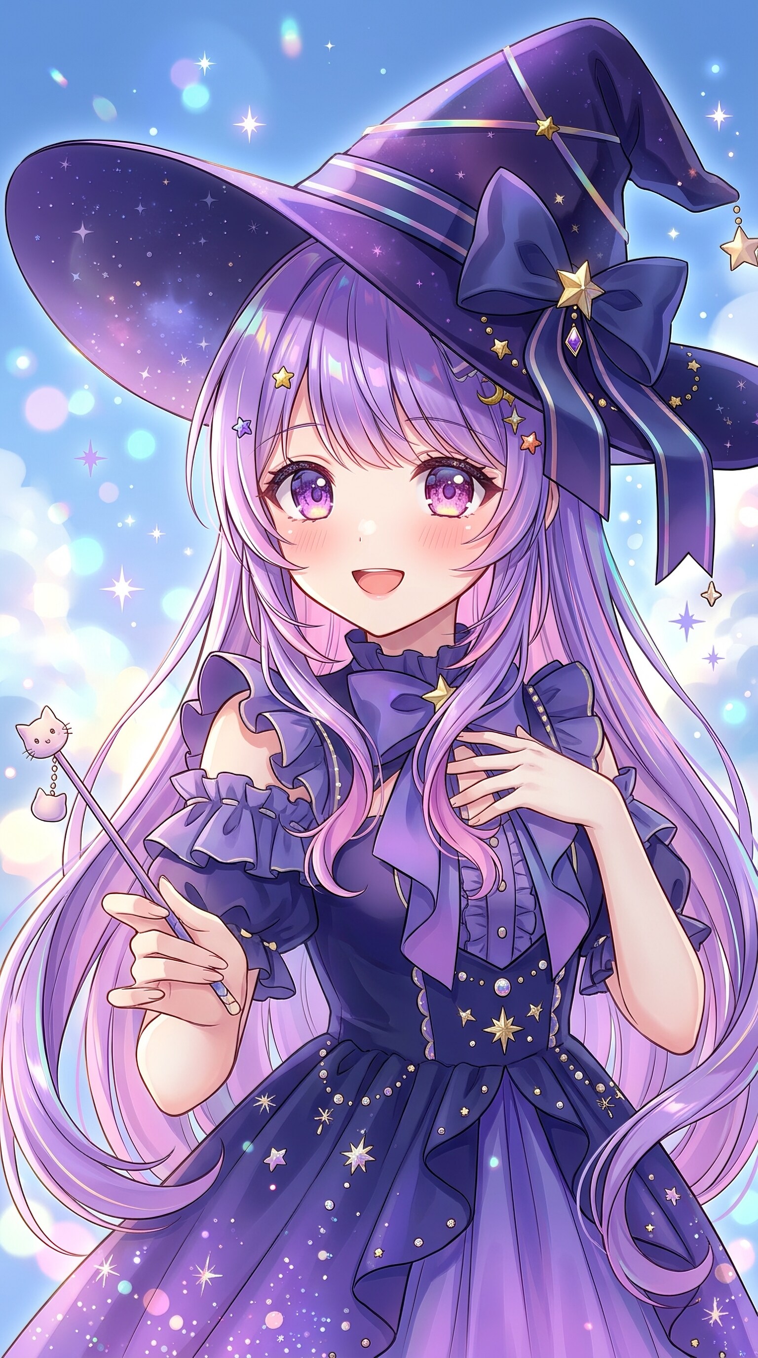 紫宵星紡ぐ魔女 | の人気AIイラスト・グラビア