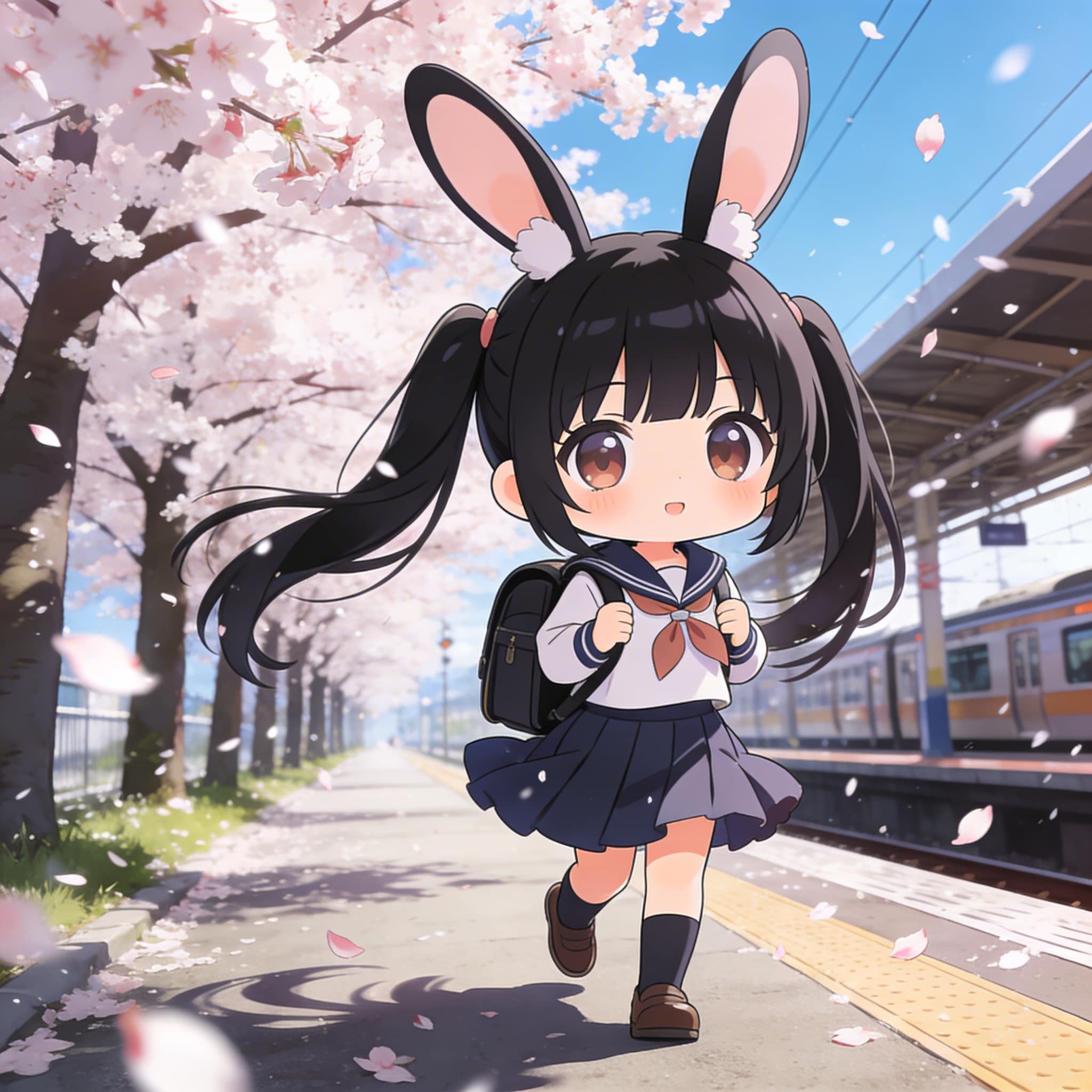 黒ツイぴょん。 | の人気AIイラスト・グラビア