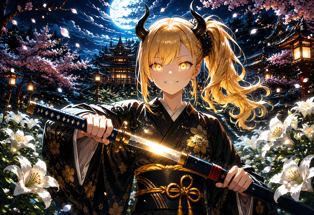 月下抜刀女鬼高生さん