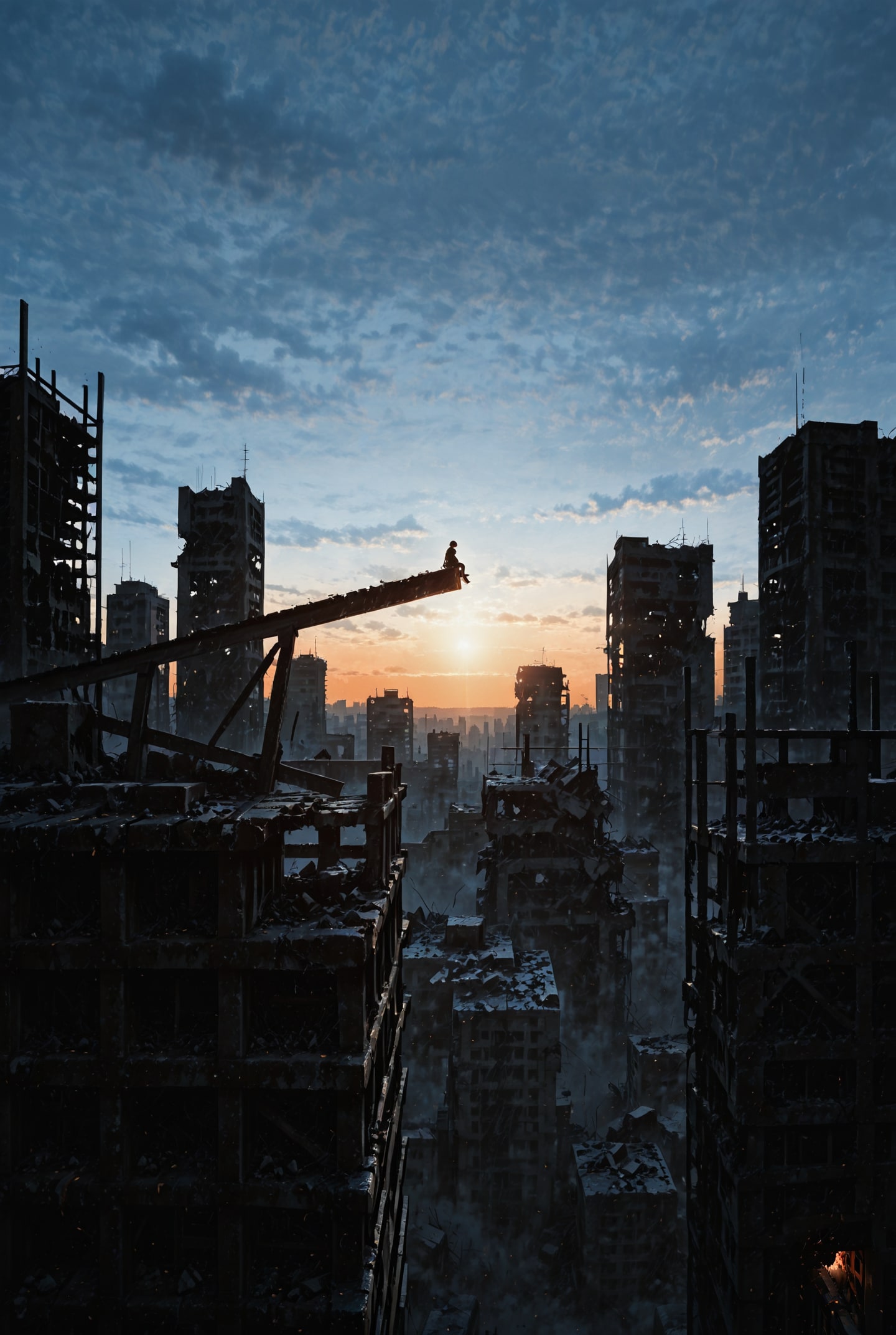 Dawn in the Ruins | の人気AIイラスト・グラビア