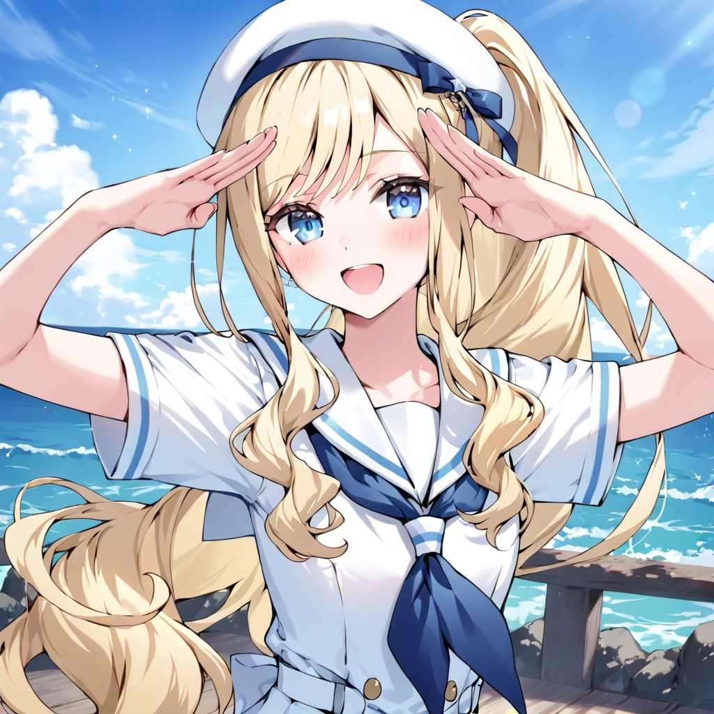 両手でオッシ！LILACちゃん⛵