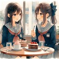 放課後に喫茶店 7枚目