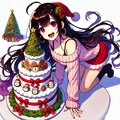 クリスマスケーキと、うちの子★その2(11枚) 11枚目