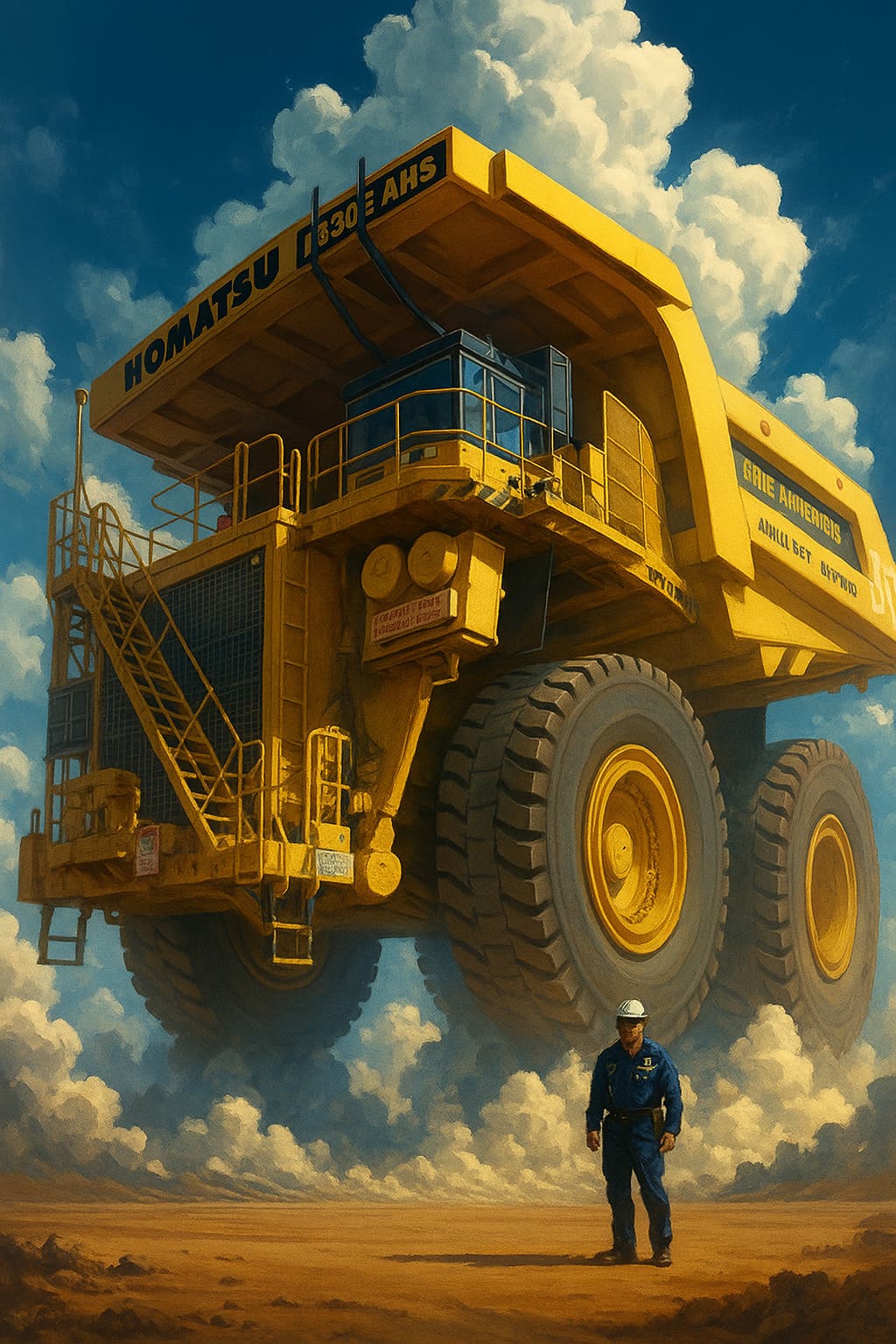超巨大コマツダンプトラック | の人気AIイラスト・グラビア