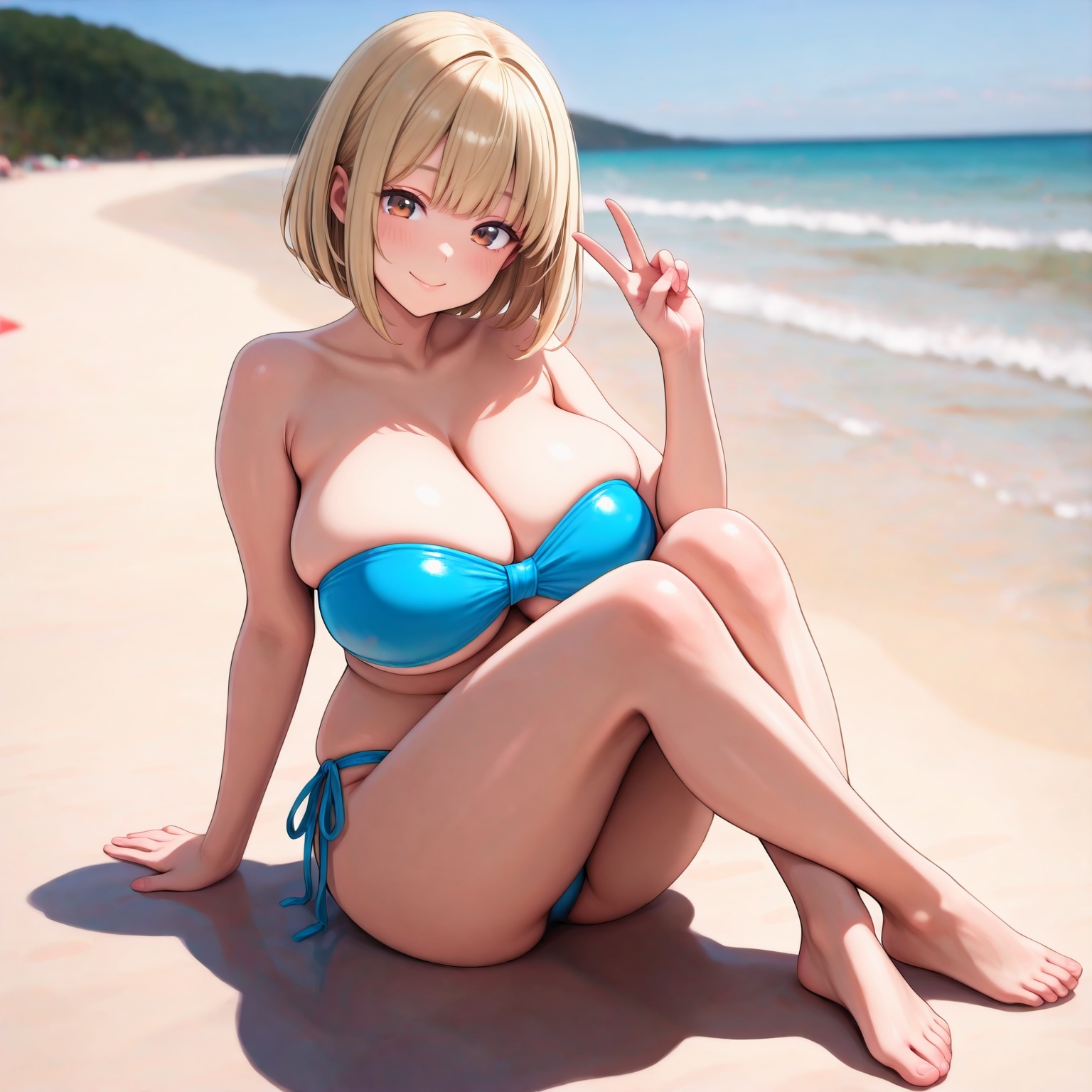 698（青いビキニ）