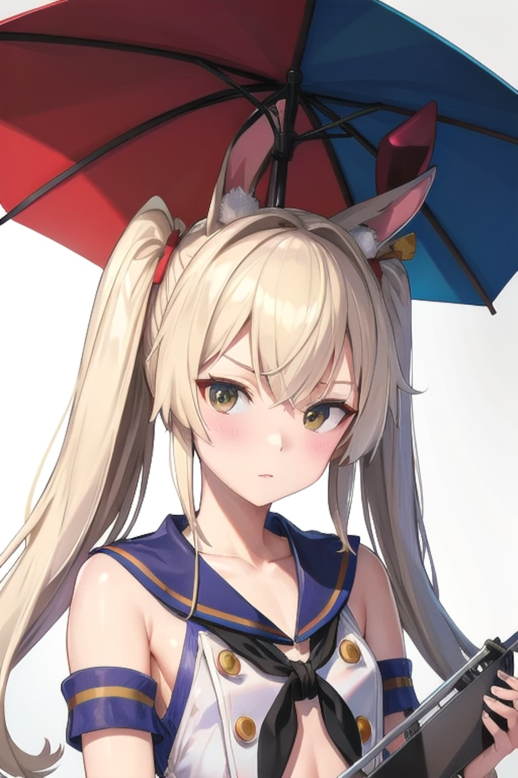 うさ耳島風カラー傘